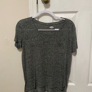 Old Navy Charcoal Short Sleeve Boyfriend Tee